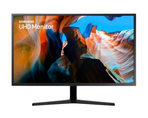 (AME R$ 1.574) Monitor UHD Samsung  32", Ultra 4K, HDMI, 4 ms, Display Port, Freesync