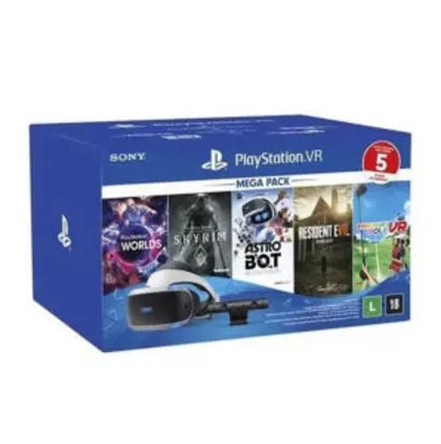 PlayStation VR Mega Pack - R$1809