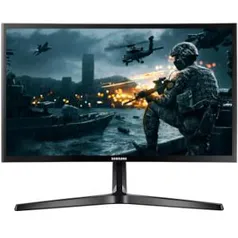 Monitor Gamer Samsung 24 Pol, Curvo, Full HD, 144hz, 4ms, LC24RG50FQLMZD