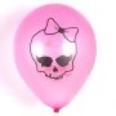 Balão Balloontech Caveira Nº 10 C/25Un por R$ 17
