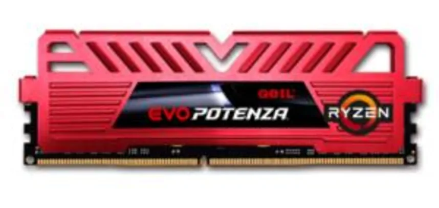 Memória DDR4 Geil Evo Potenza, 8GB 3000MHz, Red - R$259