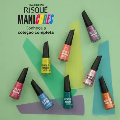 Compre 8 Esmaltes da Coleção Risque Manicores e Receba R$20 de Volta - De 11/11/2024 até 06/01/2025