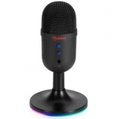 Microfone Marvo, RGB, USB, Black, MIC-06 BK