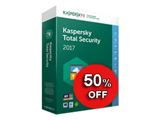 Kaspersky Total Security 2017 - 3 Dispositivos - 1 Ano - 50% OFF por R$100