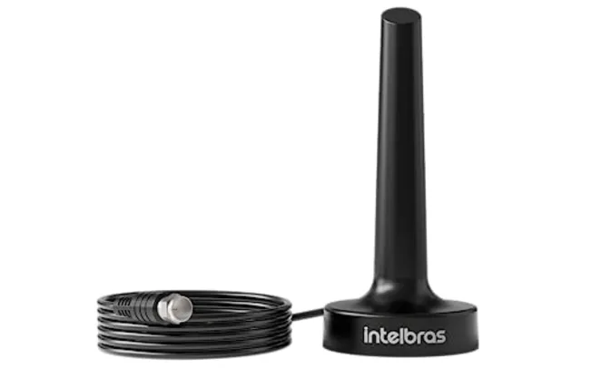 Antena de TV Interna UHF/HDTV AI 2025 Preto Intelbras