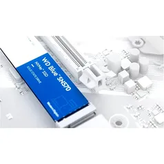 SSD WD Blue SN570, 1T, M.2 2280, NVMe, Leituras 3.500Mbp/s, 3.000Mbp/s, Azul - WDS100T3B0C