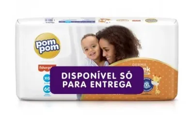 Fralda Pom Pom Protek Proteção de Mãe XG - 240 Unidades