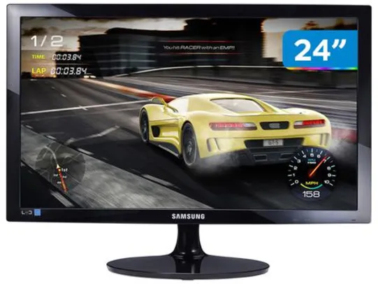 [APP+Cliente Ouro] Monitor Gamer Samsung 24” | R$748