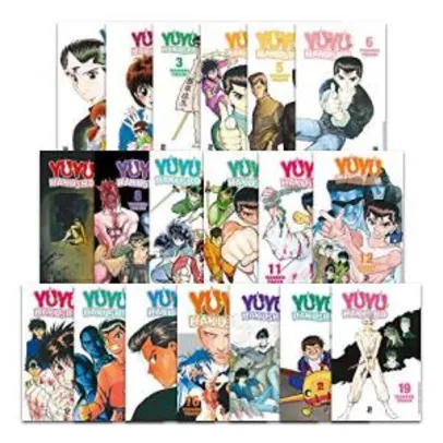 Coleção Yu Yu Hakusho - Volumes 1 Ao 19 (Português) Capa Comum
