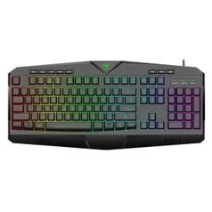 Teclado Gamer T-Dagger Submarine RGB, Membrana, Black | R$119