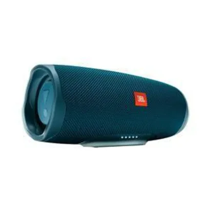 Caixa de Som Bluetooth Charge 4 Azul JBL à Prova d´água, carregador para celular