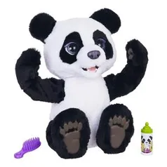 Brinquedo pelúcia Panda FurReal Plum