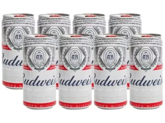 [Regional] Cerveja Budweiser American Lager 8 Unidades - Lata 269ml