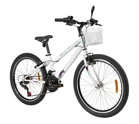 Bicicleta Aro 24 Caloi Ceci Branca