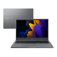 Notebook Samsung Intel Core i7-1165G7, Windows 11 Home, 8GB, 256 GB SSD, Intel® Iris® Xe, 15.6 Full HD LED Cinza Chumbo