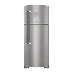 Geladeira Brastemp Frost Free Duplex 403 litros cor Inox com Smart Bar