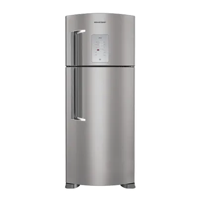 Geladeira Brastemp Frost Free Duplex 403 litros cor Inox com Smart Bar