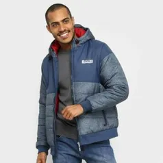 2 Unidades Jaqueta Puffer Fatal Capuz Sublimada Masculina