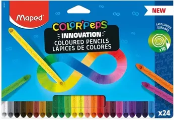 Lápis de Cor 24 cores, Color Peps Infinity, 861601, Maped - CX 1 UN