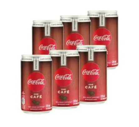 Refrigerante Coca-Cola Café Expresso - 6x220ml