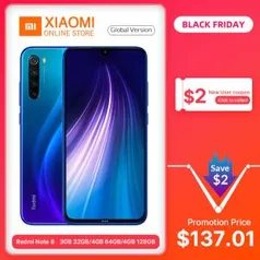 Smartphone Xiaomi Redmi Note 8 | R$625