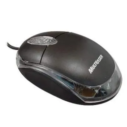 [WALMART] Mouse Classic Preto - Multilaser - R$ 5,61