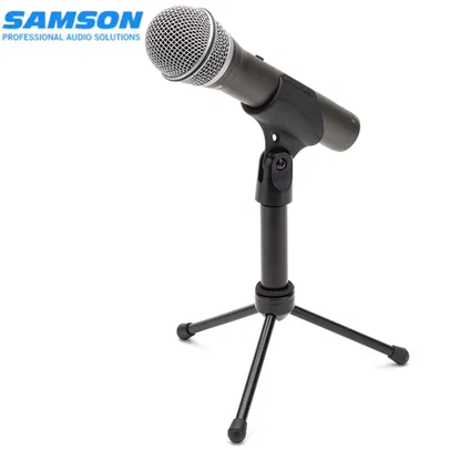 [NOVOS USUÁRIOS] Microfone Dinâmico USB Samson Q2U | R$330