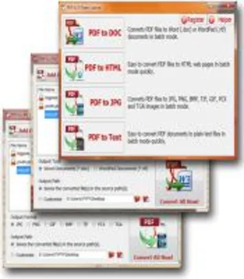 Programa Conversor de PDF para textos PC - PDF to x Gratuito