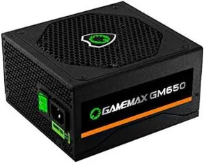 Fonte 650W 80+ Gamemax | R$ 350