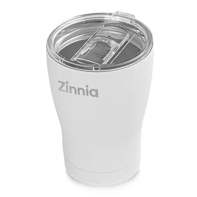 COPO TERMICO ZINNIA ZR80, 350ML, BRANCO, ZNC-ZR80-WH01