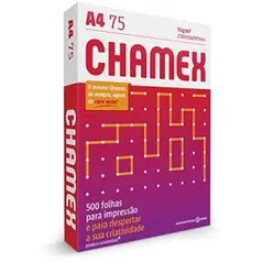 [PRIME] Papel Sulfite A4 Chamex 75g 500 folhas R$22