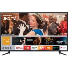 [App] Smart TV LED 58" Samsung 58mu6120 Ultra HD 4K com Conversor Digital Integrado 3 HDMI 2 USB Wi-Fi Smart Tizen, Espelhamento de Tela - R$2547