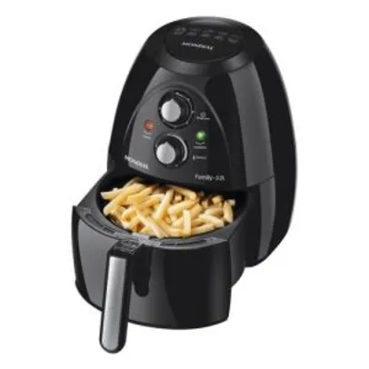 Fritadeira Air Fryer Mondial, Frita Sem Óleo, 3,2 Litros, Preto - NAF05 R$ 263