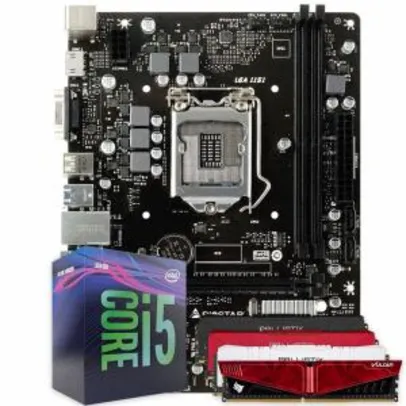 Pichau Kit Upgrade, Intel i5-9400F, Biostar H310MHP, 8GB 2666Mhz | R$ 1780