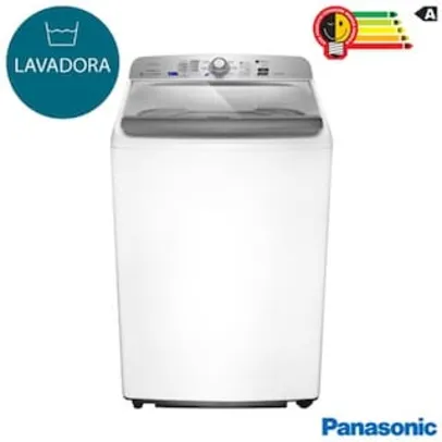 Lavadora de Roupas Panasonic 14 Kg Branca com 09 Programas de Lavagem Programa Vanish - NA-F140B6W