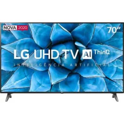 Smart TV LG AI ThinQ 70UN7310PSC LED 4K 70" | R$3999