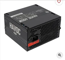 FONTE TGT HAVOC, 400W, 80 PLUS WHITE, TGT-HV400-BK01