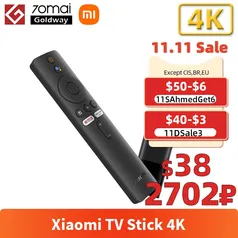 Xiaomi Tv Stick 4k Android 11 Portable Global Version Tv Dongle 2gb Ram 8gb Rom Do