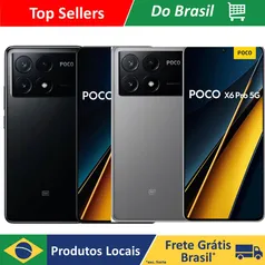 [R$1590 "MOEDAS"/BR] Xiaomi Poco X6 PRO 5G 8GB/256GB Versão Global #Aliexpress🇧🇷