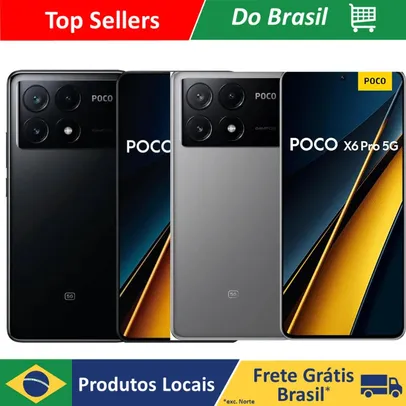 [R$1590 "MOEDAS"/BR] Xiaomi Poco X6 PRO 5G 8GB/256GB Versão Global #Aliexpress🇧🇷