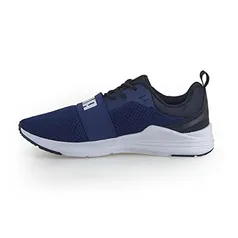 Tênis Puma Puma Wired Run BDP masculino, marinho e branco, 41