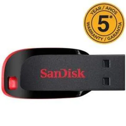 [Extra] Pen Drive SanDisk Cruzer Blade 16GB + frete Grátis por R$ 21