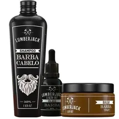 Kit Para Barba Barbear Com Shampoo Balm E Óleo Lady Iv Hidratação Completa | R$70