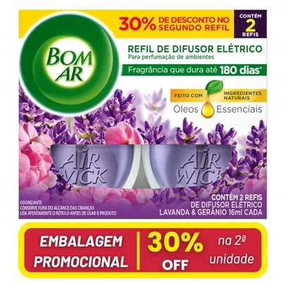 (Rec)Air Wick Bom Ar - Refil Difusor Elétrico Lavanda Embalagem Promocional.