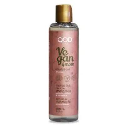 Shampoo QOD City Vegan & More 250ml | R$14