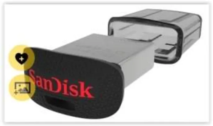 [Saraiva] PenDrive Sandisk Ultra Fit 64 gb por R4160