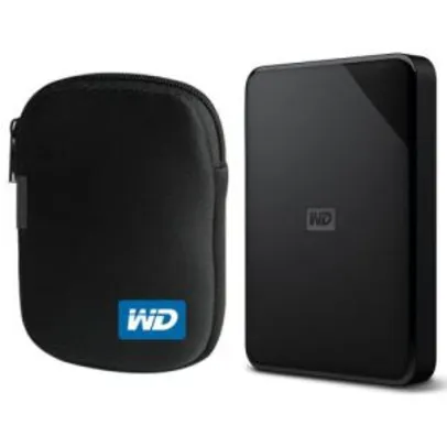 [R$ 323 AME] HD Externo WD Elements 2TB + Case R$ 361