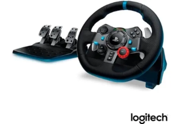 [Prime] Volante Logitech Driving Force G29 Para PS4 / PS3 / PC Preto