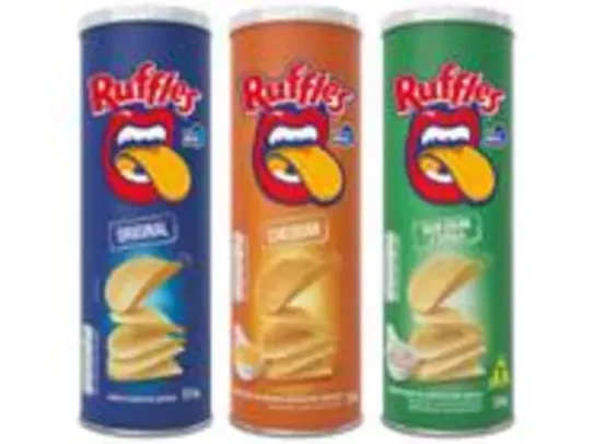 (Estoque regional) Kit Salgadinho Tira Onda Original Ruffles