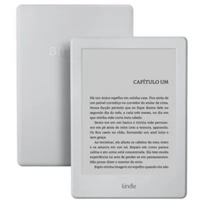 Kindle Branco 4GB, Tela 6”, (8ª Geração) - R$276,18